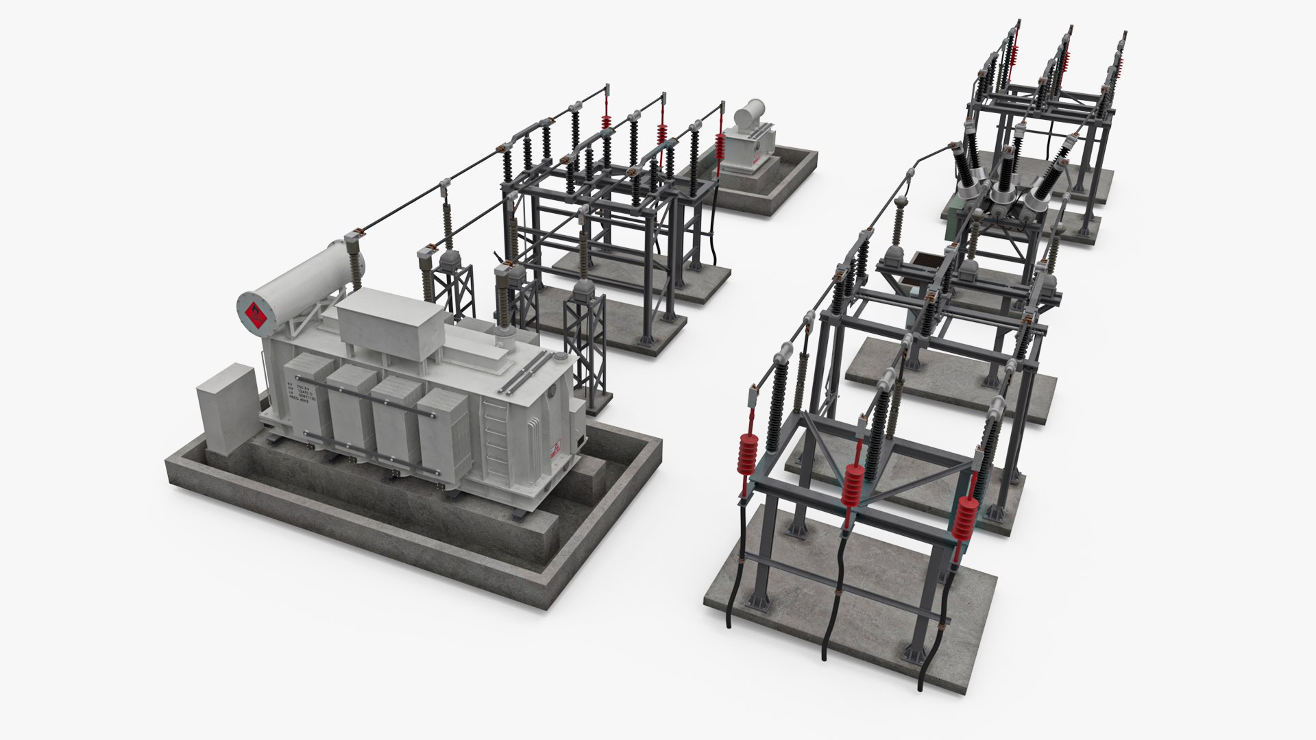 Energy Complex Collection 3D model preview