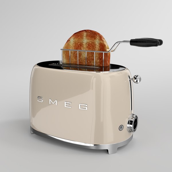 3D model blender smeg toaster creme - TurboSquid 1467269