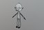 3D model alien character
