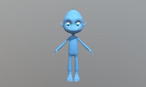 3D model alien character