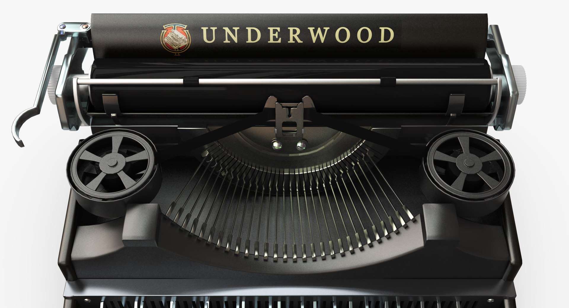 Typewriter Underwood Bank Portable Model TurboSquid 1237139