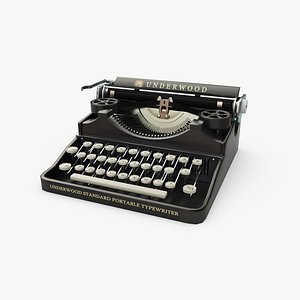 Typewriter Underwood Bank Portable