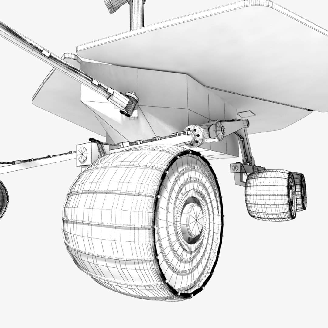 Mars Rover 3d Model