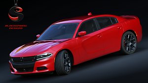 3d dodge charger r t model