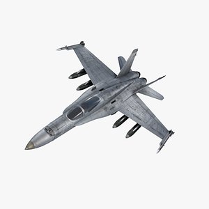 Supersonic FA-18E Super Hornet 3D model