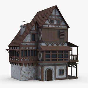 Old Medieval House model