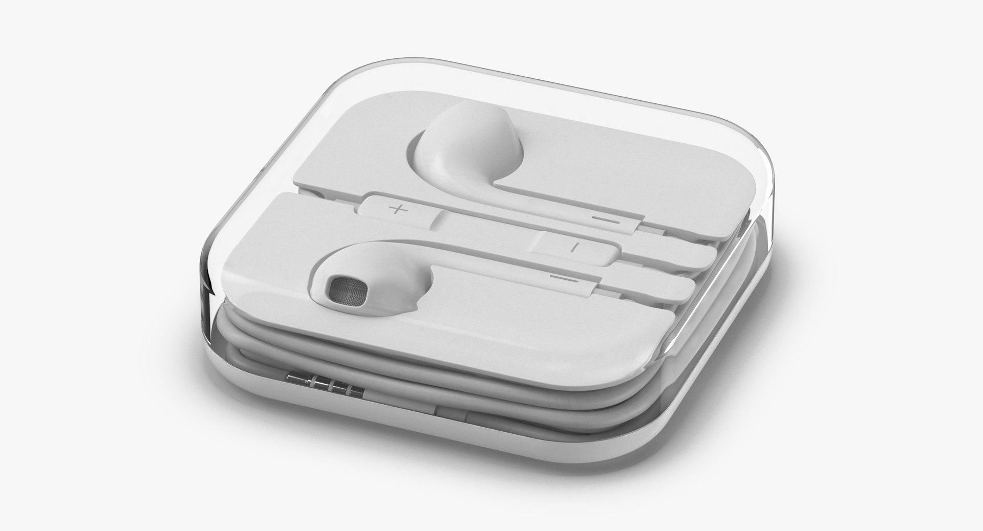 3D Apple Earbuds Case TurboSquid 1289726