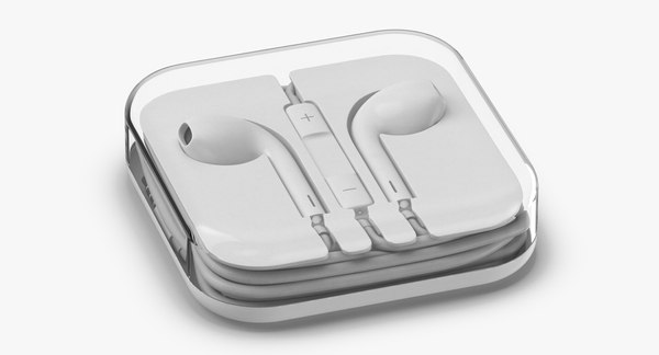 Apple Earbuds in Case 3D TurboSquid 1289726