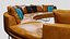 Add Look Round Luxury Designer Leather Sofa