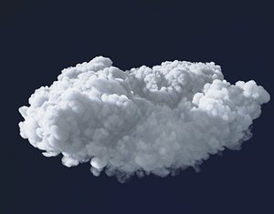 60 fluffy clouds 3D VDB format Blender File Unreal Engine 5 project 4K transparent png and Spr