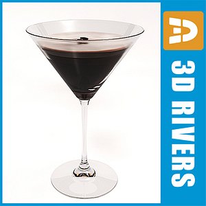 Large Martini Glass Cutter -- STL FILE