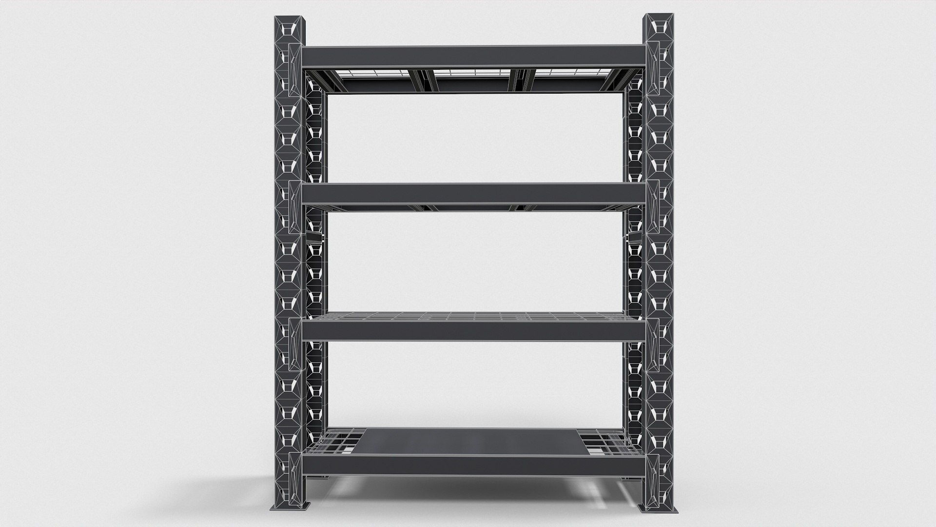 3D 1 Standart Heavy Duty Rack 1500 X 500 - TurboSquid 2053456