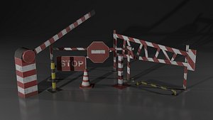Barriers 3D model