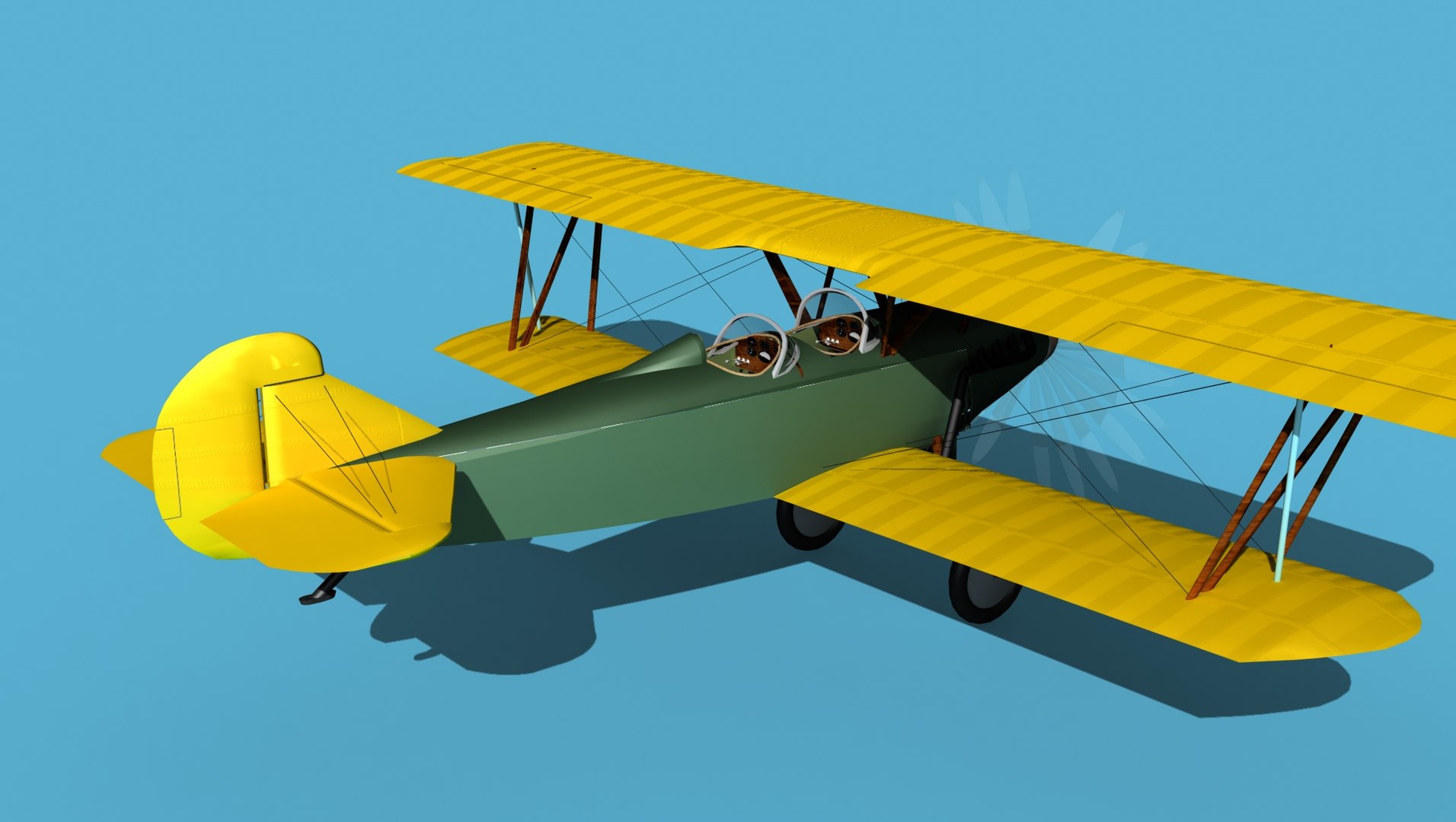 Travelair 2000 V03 3D TurboSquid 1924831