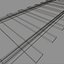 Low Polygon Railroad Track Collection