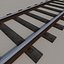 Low Polygon Railroad Track Collection