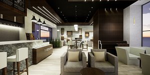 3D model Restaurant Coffee Shop-A6