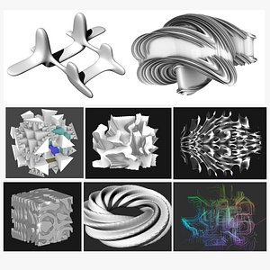 3D Organic Pattern &amp; Sci-Fi forms