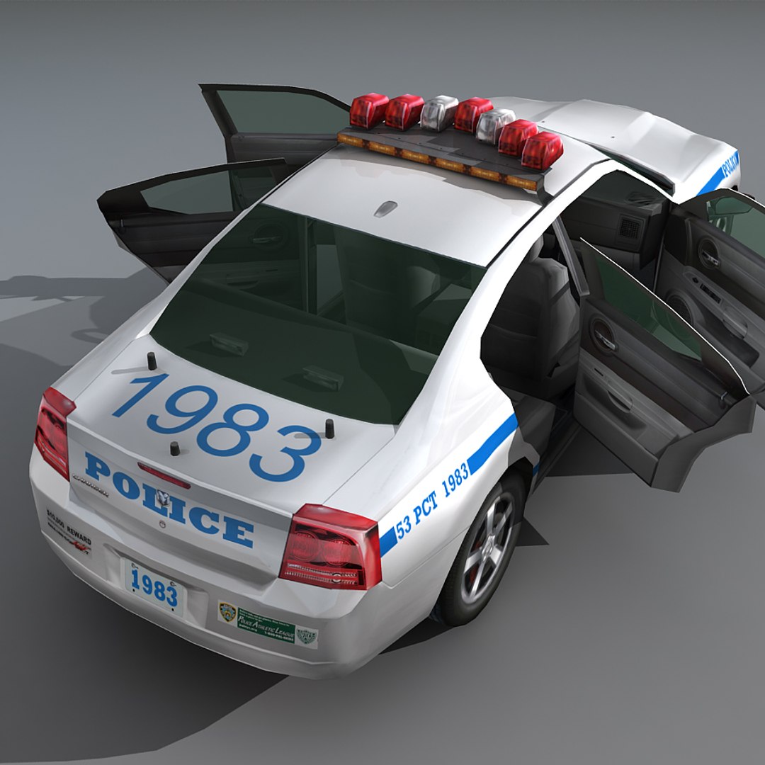 Car Wheel Police 3d Obj