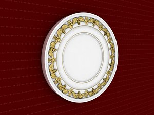 rosette decorative molding 3D model