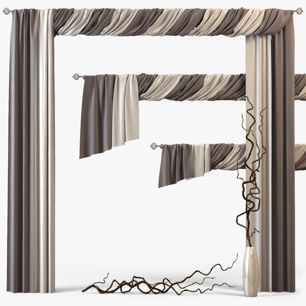 3d obj curtains