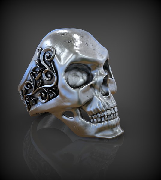 ring skull printing 3D