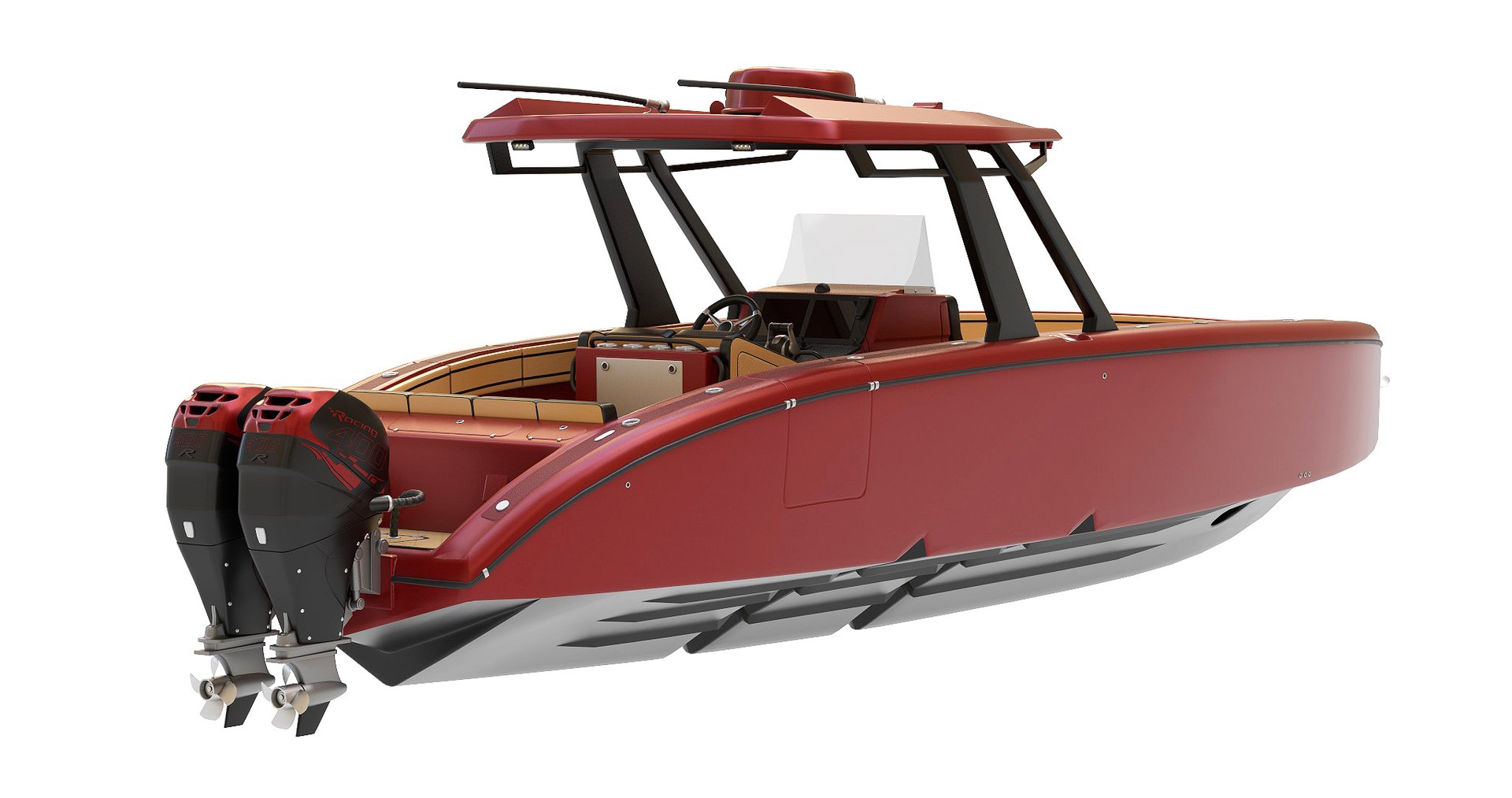 Motorboat 3D Model - TurboSquid 2290408