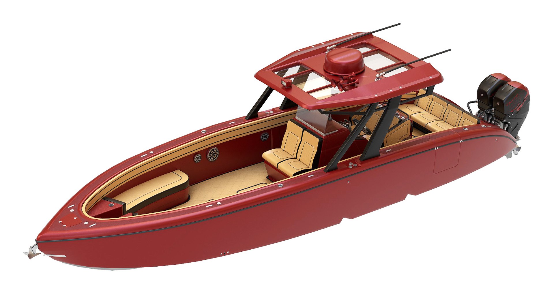 Motorboat 3D Model - TurboSquid 2290408