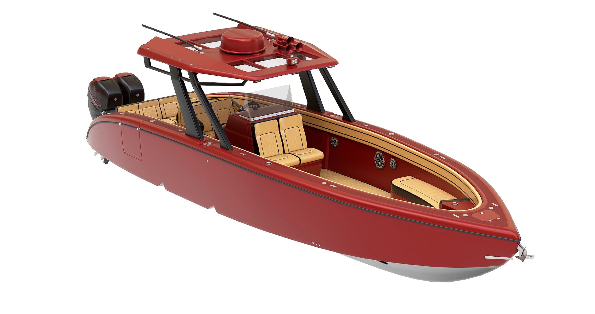 Motorboat 3D Model - TurboSquid 2290408
