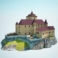 medieval castle 3d model