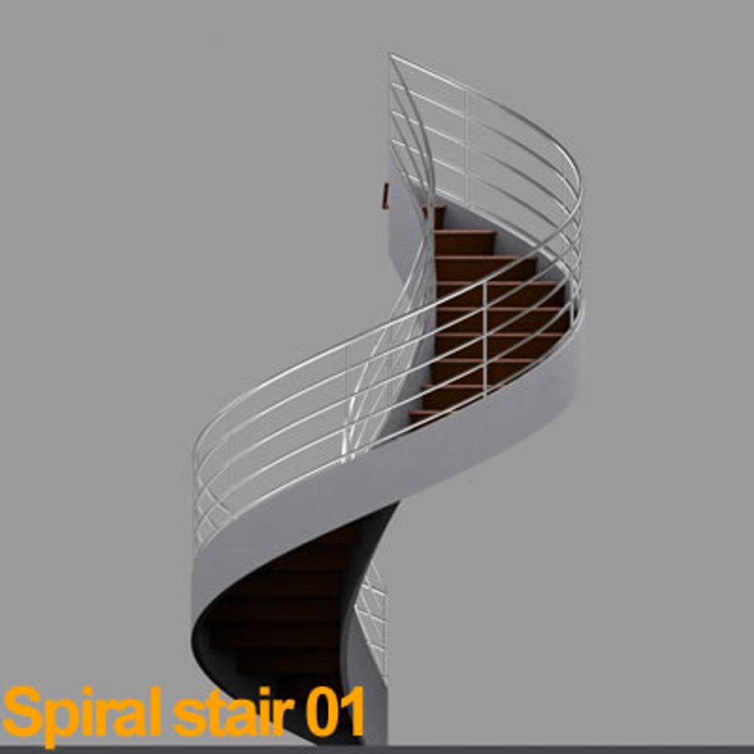 Spiral Stair 3d Model