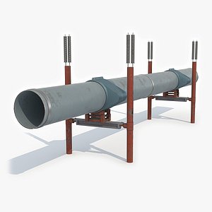 Gas Pipeline 3 3D model