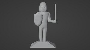 3D Mini Knight 3D Print model
