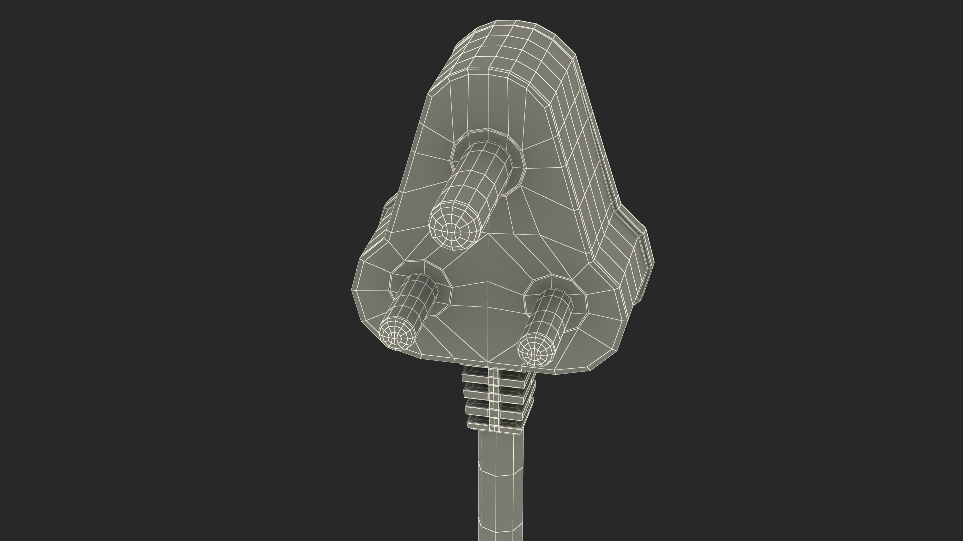 India Electric Plug Type D White 3D model TurboSquid 2040467