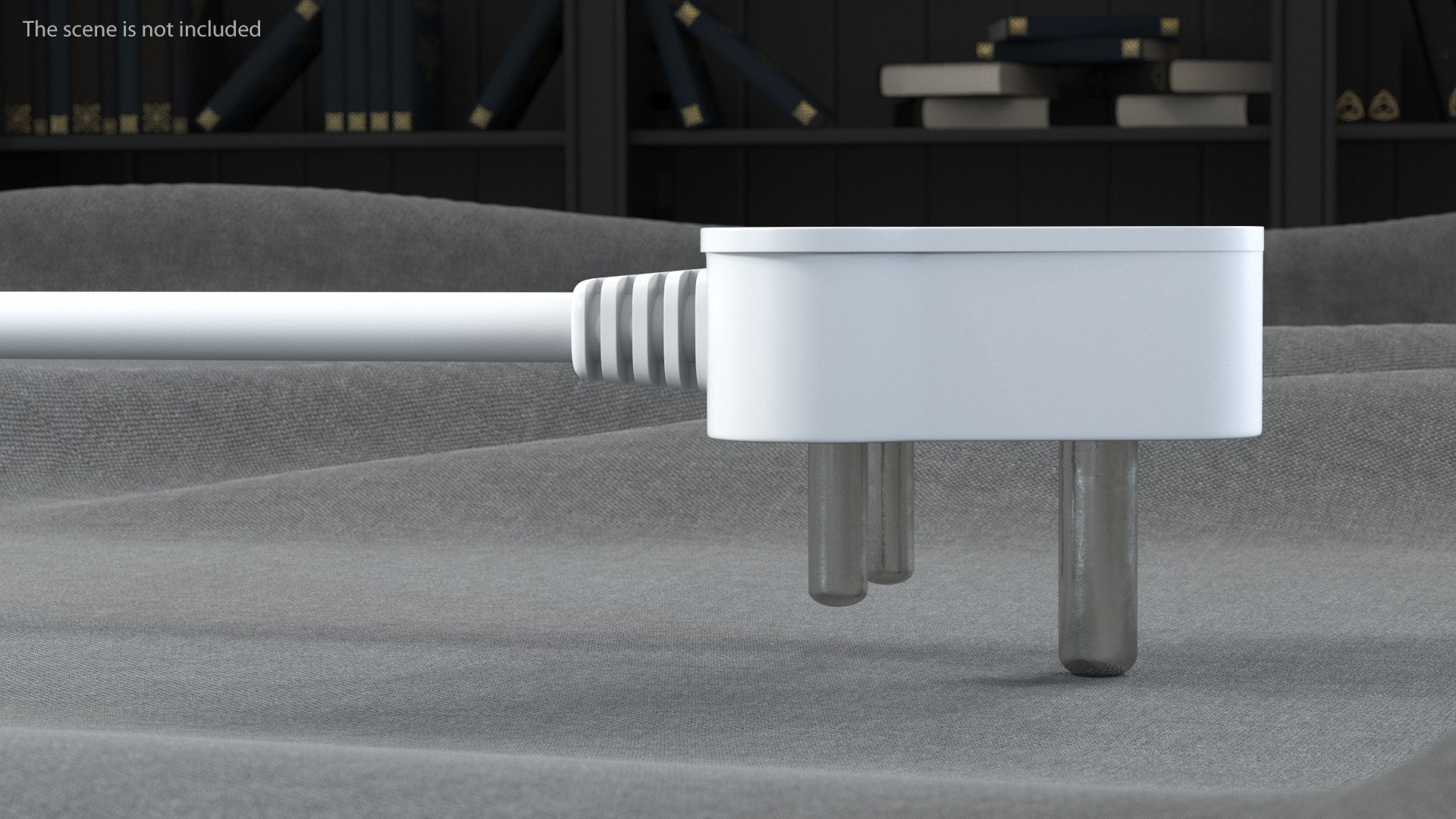 India Electric Plug Type D White 3D model TurboSquid 2040467