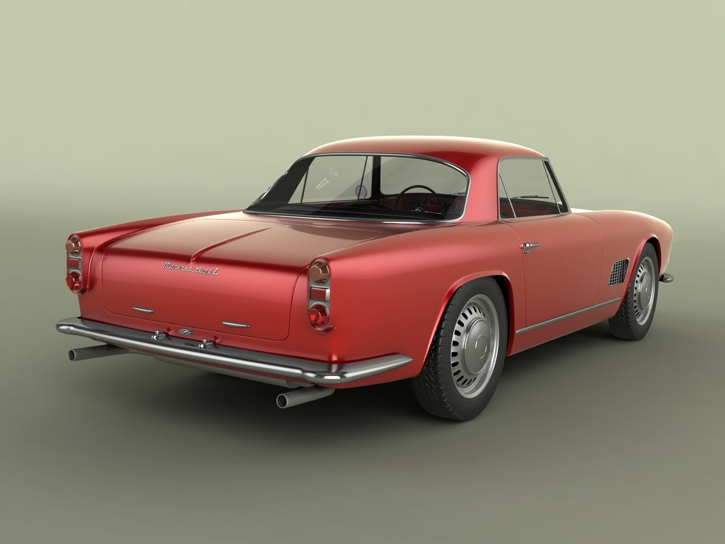 Maserati 3500 Gt 3d Model