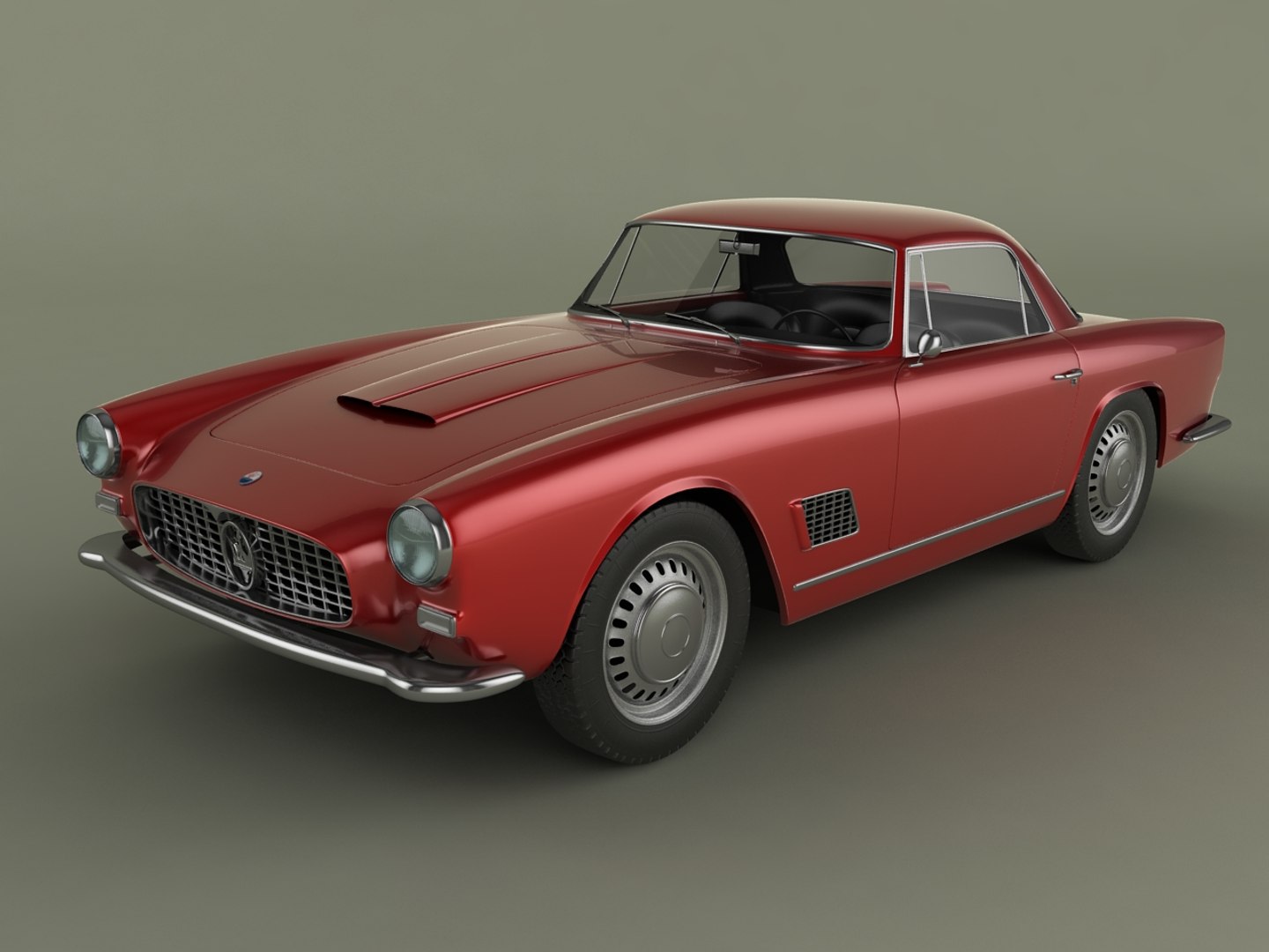 Maserati 3500 Gt 3d Model