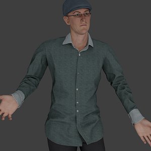 3D Rigged Male Character 37