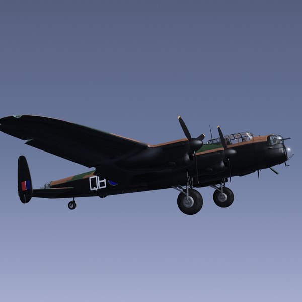 lancaster iii 3d model