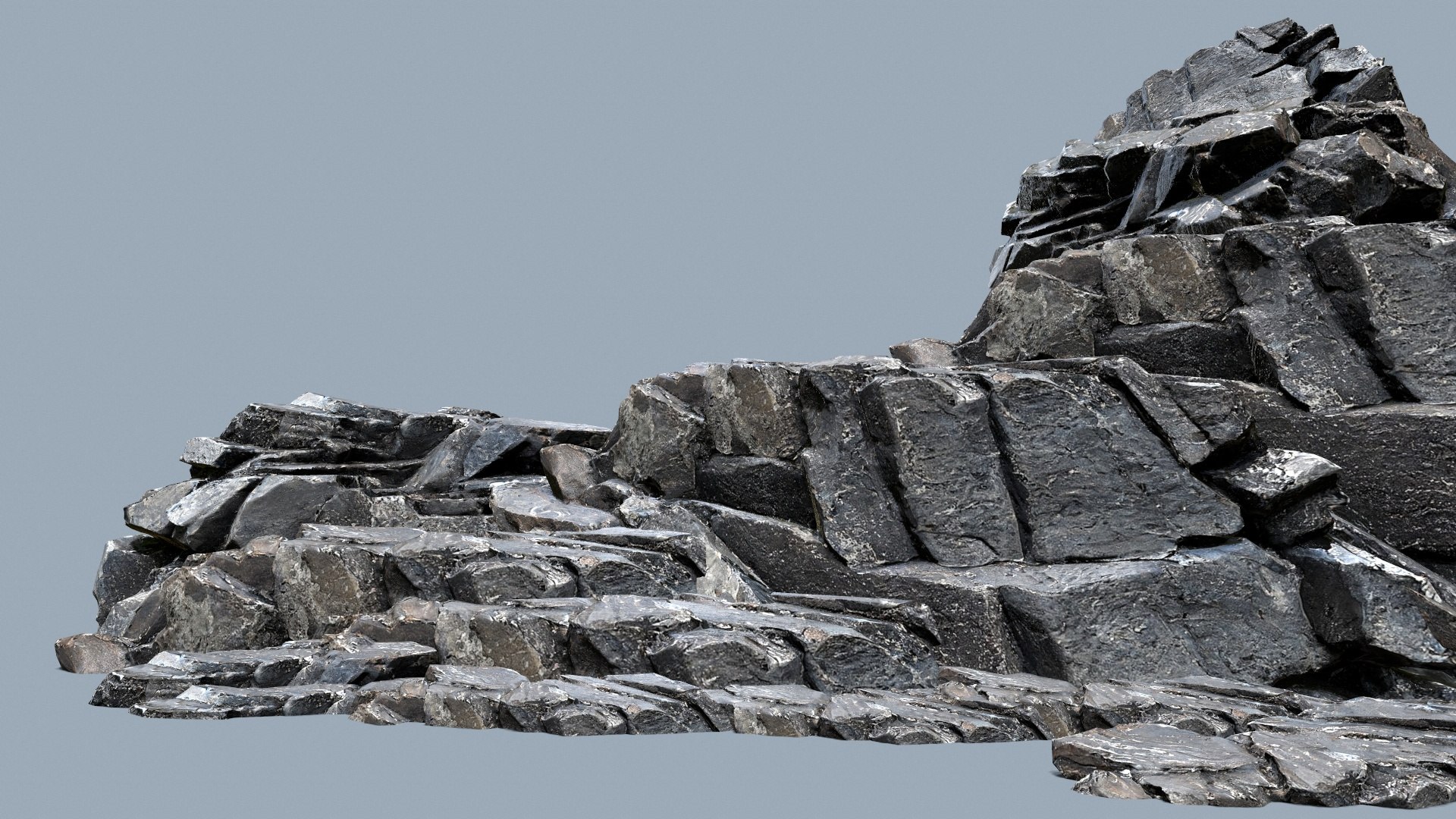 Cliff Rocks 3D Model - TurboSquid 2216407
