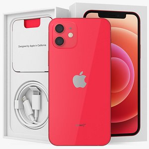 Apple iPhone 12 Unboxed Product RED