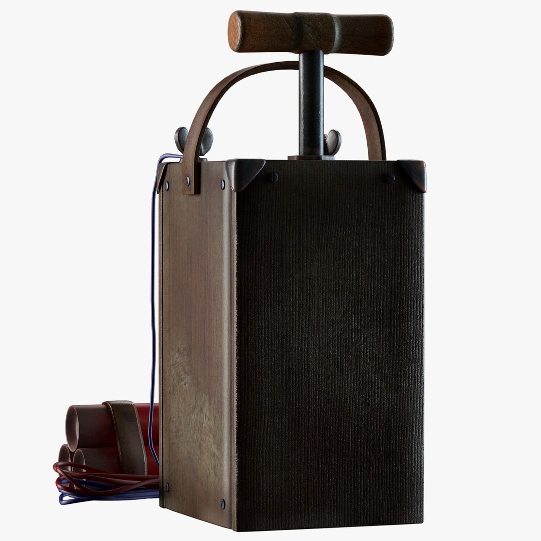 3d Detonator Dynamite Model