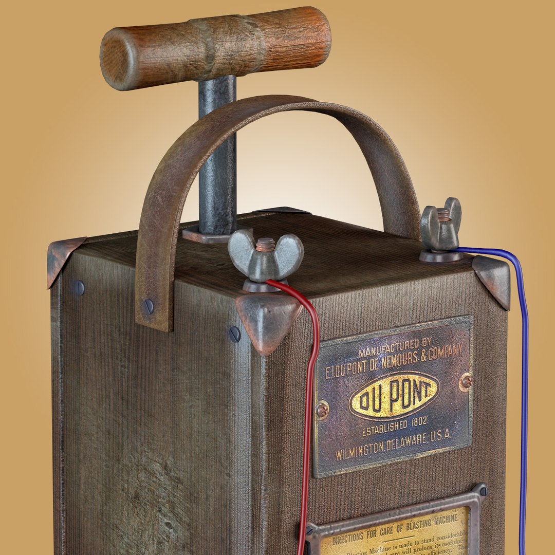 3d Detonator Dynamite Model