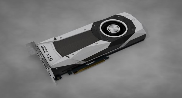 Gtx 1080 Ti Graphics Card 3d Model 3d Model Gtx 1080 Founders