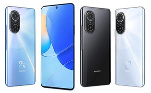 3D Huawei Nova 9 SE All Colors Low Poly