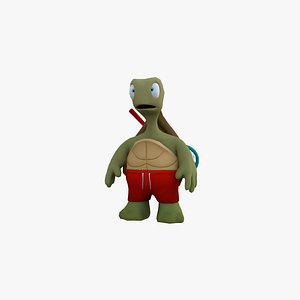 3D turtle cartoon toon