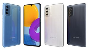 3D Samsung Galaxy M52 All Colors