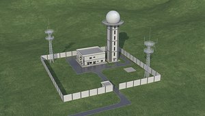 3D Weather Radar Station RadarStation