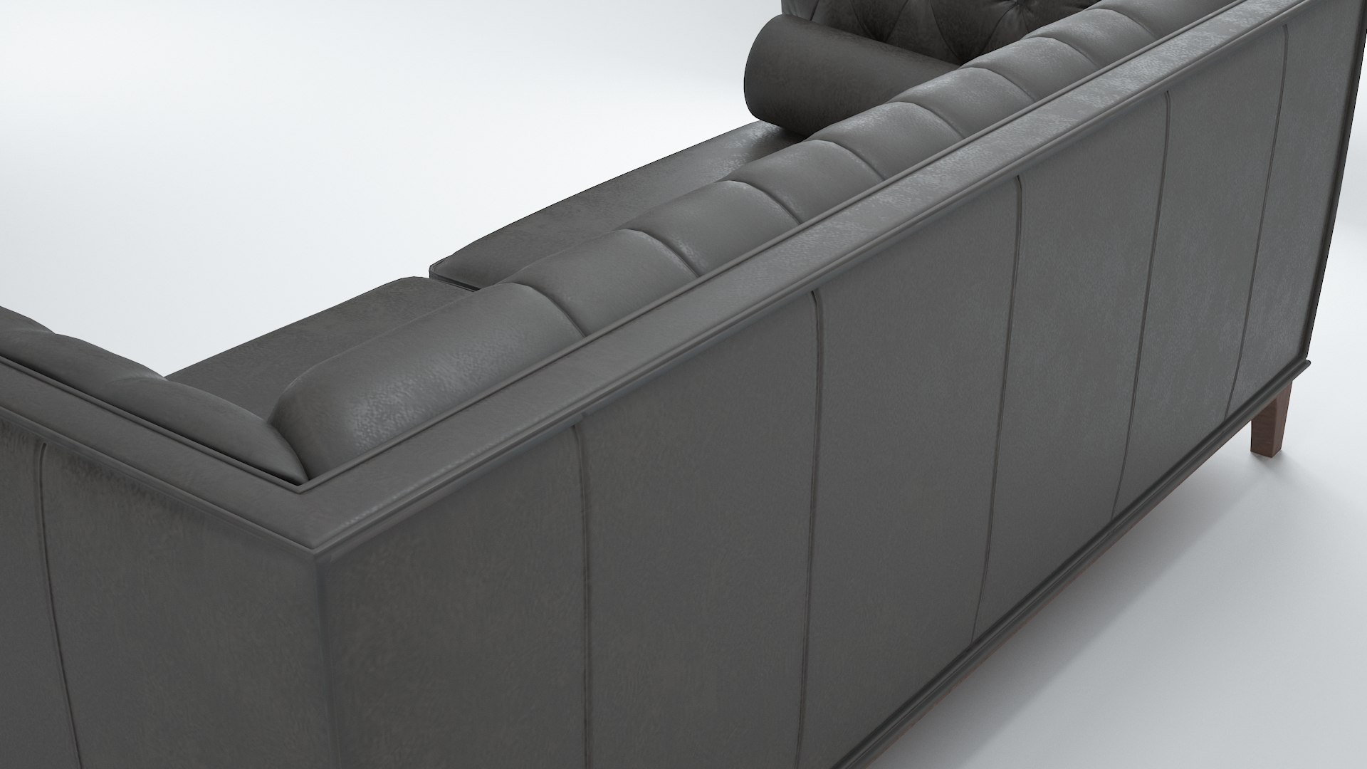 Ethan Allen Anderson Leather Sofa 3D Model TurboSquid 1959424