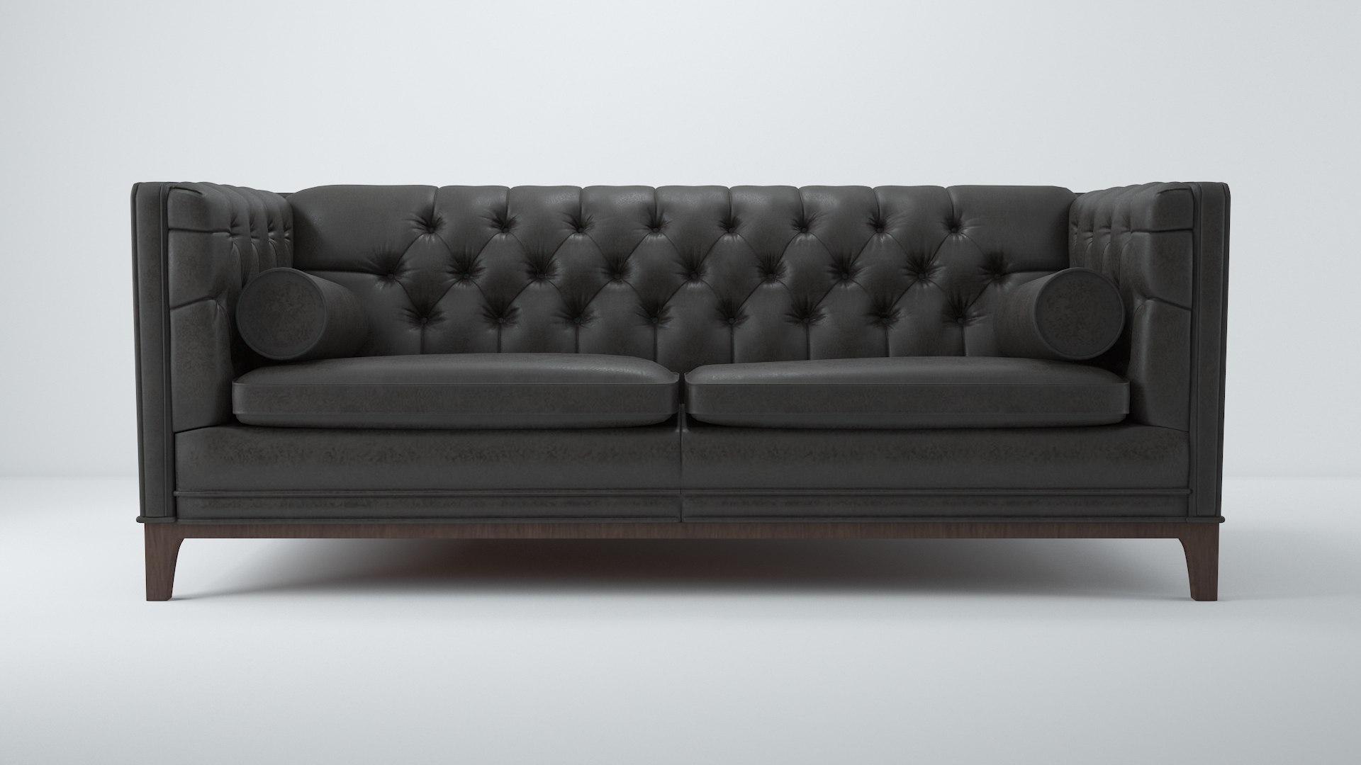 Ethan Allen Anderson Leather Sofa 3D Model TurboSquid 1959424